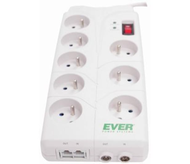 Ever Home - 8 gniazd, 2m, AV/RJ-45, biała - 105048 - zdjęcie 2